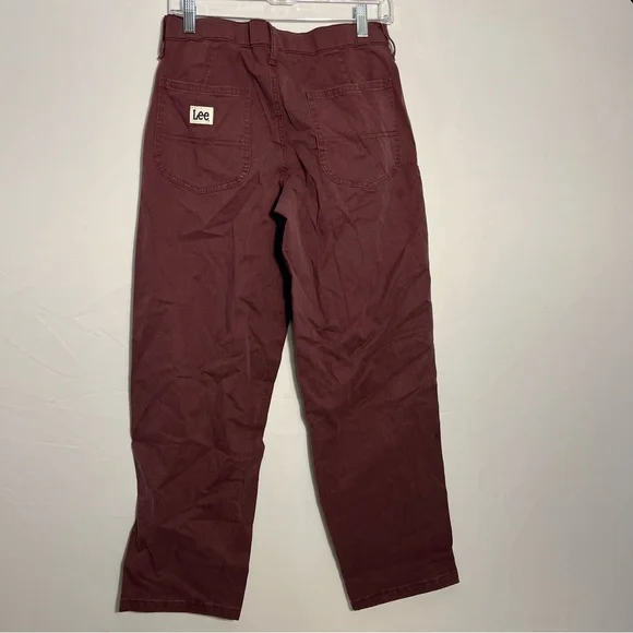 Lee Women's Ultra Lux Mid Rise Relaxed Straight Leg Pant NWT Sz 4 - Picture 5 of 10